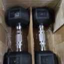 CAP Barbell 50lb Set of Coated Hex Dumbbells, 10lbx2 and 15lbx2