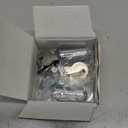 Pertinel Cabinet Cam Lock Keyed Alike, 1-1/8'' (Length) Cylinder Fits on 7/8'' Max Panel Thickness, Secure File Drawer Mailbox RV Storage Replacement Set, Chrome-Finish Zinc Alloy (1-1/8 Inch 2Pcs)