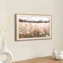 ASTRDECOR Framed Nature Wall Art Prints, Vintage Wildflower Field Landscape Canvas Wall Art Bedroom, Autumn Oil Painting Botanical Artwork, Plant Pictures Farmhouse Wall Decor Living Room - 16''x24''