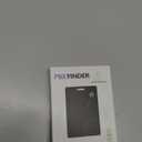 [Apple MFi Certified] Wallet Tracker Card with Apple Find My (iOS Only) Rechargeable Air Tracker Tags Bluetooth Wallet Finder IP68 Waterproof GPS Tracker Item Finder for Keys, Bags, Passport Black