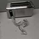 Long Slot Toaster 4 Slice, Touch Screen LED Display, 1.5” Extra Wide Slots for Thick Bread & Bagels, Countdown Timer, Memory Function, Dual Independent Control, 6 Shade Settings, Stainless Steel