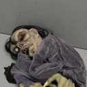 JOYIN Halloween Decorations Outdoor Zombie Groundbreaker with Decayed Face and Flash Eyes, Halloween Outside Decorations Scary Zombies Prop for Yard Graveyard Lawn Cemetery Decor