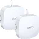 HomeMount Made for eero Pro 6/6e Wall Mount - Secure & Sleek Cable Management, Compatible with eero Pro 6/6e, Durable ABS Material, Easy Installation (2 Mounts)