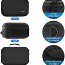 ProCase Hard Travel Case Compatible for Meta Oculus Quest 2 VR Gaming Headset, Shockproof Carrying Bag with Shoulder Strap for Controllers Accessories Storage, Also Fits Elite Strap -Black