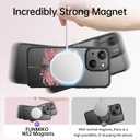 FUNMIKO for iPhone 14 Case Military-Grade Protection & Wireless Charging - Trendy Floral Design for Women Girls, Non-Slip Matte Phone Cover with Shockproof Corners - Blooming Cherry Tree