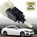 6-Pin Brake Light Switch Compatible with Mercedes-Benz C-Class, E-Class, G-Class, ML, SLK (1998-2011) - Replaces 0015456409, 0015453109, SLS-384