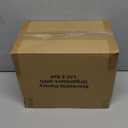 Delamu 2 Set Pantry Organizers and Storage, Trash Bag Holder Under Sink Organizer for 4-13 Gal Bags, Trash Bag Dispenser with Bamboo Top for Onion, Potato, Garlic, Clear (11-7/32"L*7" W*7-1/8"H)