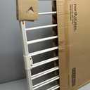 Toddleroo by North States - Tall Easy Swing & Lock Baby Gate Series 2: Hardware Mounted Metal Safety Gate for Stairs & Doorways - Adjustable 28.68 to 47.85 Inches Wide - 36 Inches Tall - Ivory