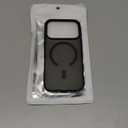 Magnetic for iPhone 17 Pro Case (Compatible with MagSafe)(Military Grade Drop Protection) Translucent Matte Shockproof with Anti-Fingerprint Phone Cover,Black