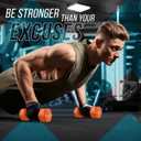 Fitness Republic Neoprene Dumbbell Set of 2, Non-Slip, Hex Shape, Free Weights for Muscle Toning and Strength Building - Portable Home Gym Hand Weights ((Neoprene) 06 lbs - Orange)