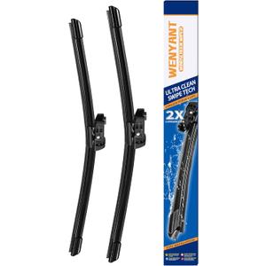 26"/19" Windshield Wipers Compatible with Tesla Model 3 2017 2018 2019 2020 2021 2022 2023 Front Wiper Blades for My Car Original Automotive Replacement (Set of 2)