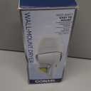 Conair Wall-Mount Hair Dryer, 1600W Blow Dryer with LED Nightlight, 2 Heat 2 Speed Settings, White