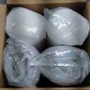 24x24 Inch Outdoor Chair Cushions Set of 2, Patio Furniture Cushions - Removable Cover, Water-Repellent, Fade-Resistant, Non-Slip Bottom & Straps, Replacement for Deep Seat Sofa & Couch - Cream