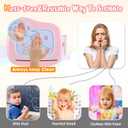 Smasiagon Magnetic Drawing Board for Kids, Toddler Toys for 1-2 Year Old Girl, Portable Doodle Board Pad Learning and Educational Toys for Ages 1 2 3 Year Old Baby Girl Birthday GiftPink