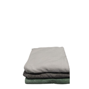 3 Set Bath towels, Large, White/Green/Gray