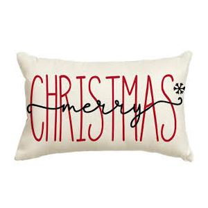 Merry Christmas Pillowcase 19.5*x12*