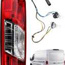 Tail Light Assembly Left Driver Side Compatible with Ford Transit 150 250 350 350HD 2015-2025, Replaces CK4Z13405G FO2800242C, Includes Bulbs & Harness (Single Rear Wheel Only)