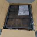 Homsorout Coffee Bar Station - Bakers Rack with Fabric Drawer, Microwave Oven Storage Stand, Bakers Rack for Coffee Stand Station, Home Kitchen Organizer, Brown