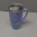 Swig Life 22oz Travel Mug, Insulated Tumbler with Handle and Lid, Cup Holder Friendly, Dishwasher Safe, Stainless Steel, Travel Coffee Cup, Insulated Mug with Lid (Under the Sea)