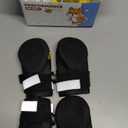 QUMY Dog Shoes for Large Dogs, Medium Dog Boots & Paw Protectors for Winter Snowy Day, Summer Hot Pavement, Water-Resistant in Rainy Weather, Outdoor Walking, Indoor Hardfloors Skid-Resistant Sole (Size 6: 2.6''x3.0''(W*L) (Pack of 4))