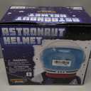 Spooktacular Creations Astronaut Helmet for Kids with Movable Visor Pretend Role Play Accessory Toy Set Halloween Costumes (White+Red)