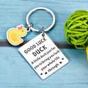 ZZP Stocking Stuffers for Teen Girls Boys, Popular Gifts for College Boys Girls, Duck Keychain Duck Gifts for Women, Postive Lucky Ducks Charms Ducking Key Chain