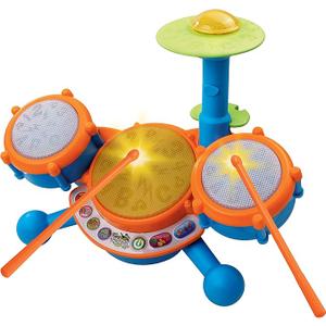 VTech KidiBeats Drum Set (Frustration Free Packaging), Orange