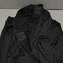 RELIANCER 1 Pack Stretch Spandex Table Covers for Rectangular Tables,6FT Elastic Fitted Tablecloth, Universal Rectangular Table Cloth Protector for Outdoor Party, Wedding, Bar, Birthday, Banquet, Events (Black)