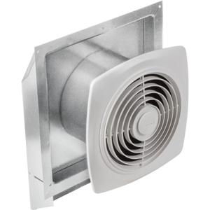 Broan-NuTone 509 Through-the-Wall Ventilation Fan White Cover, 200 CFM, 8.5 Sones, 8"