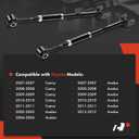 A-Premium 2 x Rear Forward Lower Control Arms, with Bushing, Compatible with Toyota Camry 2007-2011, Avalon 2005-2012