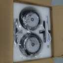 Kakanuo Cordless Rechargeable Table Lamp Black 5000mAh Battery Operated Lamps, 3 Colors Stepless Dimming Touch Lamp for Living Room, Kitchen Counter, Dining, Outdoor Patio, 2 Pack