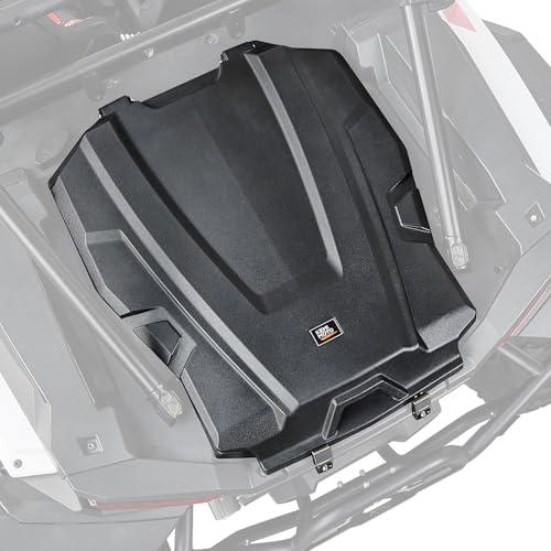KEMIMOTO Full Rear Bed Cargo Box Enclosure Tonneau Cover Compatible with Polaris RZR XP 1000/4 2024-2026, Lockable Trunk Tonneau Cover with Support Pole and 4 Keys Replace #2884548 Accessories
