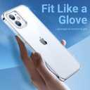 TORRAS Crystal Clear Compatible for iPhone 12 Mini Case, [Long Lasting Clarity] Slim Yet Durable Soft Silicone Thin Phone Cases for iPhone 12 Mini 5.4 inch 2020 Release, Crystal Clear