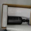 Black Soap Dispenser Bathroom Set, Soap and Lotion Dispenser Set with Stainless Steel Pump, Perfect for Bathroom Decor (Black)