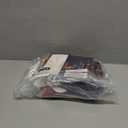 easykart labels 12 Pack 6" Small Christmas Gift Bags, Foiled & Laminated Holiday Gift Bags,(6 Designs - 2 PCs Each) for Gift Wrapping Christmas Party Decorations