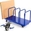 Metal Carton Cart Stand Carton Stand Rack Portable Floor-Standing Storage Cart with Wheels 42" x 18" x 22", 660 Lb. Capacity Home Supermarket Commercial Movable Cardboard Box Rack