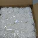 100 Pcs 2 Inch Artificial Flowers Faux Foam Fake Rose Head Bulk for Home Decor Wedding Decoration Bridal Shower Wall Table Centerpiece Arrangement DIY Craft (White)