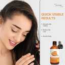 6 x Organic Pumpkin Seed Oil: Moisturing Dry Damaged Hair Hair Growth and Scalp Repair for all Hair Types 50ml