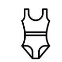 Swimming Suit Black Size XL