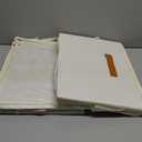 Shoe Organizer for Closet, 2 Pack Foldable Shoe Storage Organizer with Adjustable Dividers, Shoe Storage Box with Clear Cover, Fits up to 16 Pairs, Beige