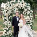 N&T NIETING Artificial Flowers, 25Pcs Fake Flowers Roses Perfect for DIY Wedding Bouquets Centerpieces Bridal Shower Party Home Flower Arrangement Decorations, Ivory