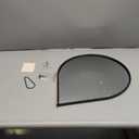 Small Decorative Mirror Black Teardrop Mirror with Metal Framed Oval Irregular Wall Mirrors Modern Accent Mirror for Wall Decor Living Room Bathroom Entryway Hallway Hanging Mirror 16x20 Inches