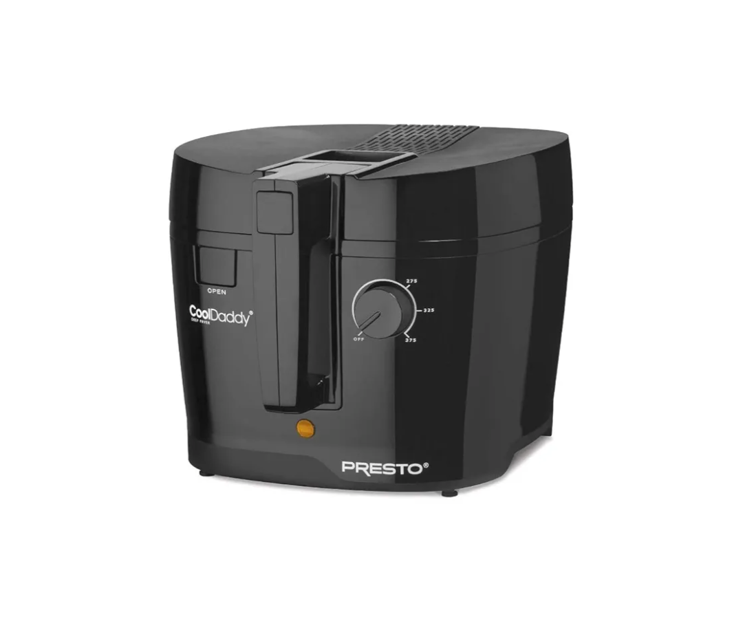 Presto 05442 CoolDaddy Cool-touch Deep Fryer - Black