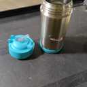 THERMOS FUNTAINER Water Bottle with Straw - 12 Ounce - Kids Stainless Steel Vacuum Insulated Water Bottle with Lid, Blue/Green