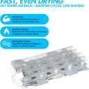 DVE45R6300W/A3 DVE54M8750V/A3 DV45K7600EW/A3 DVE54M8750W/A3 DVE45R6300V/A3 DVE52M8650V/A3 Dryer Heating Element Kit for Samsung DVE52M7750V/A3 DV45H6300EG/A3 DV45K6200EW/A3 DV48J7770EP/A2