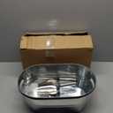 2 Pack 3 Gallon Galvanized Tub Ice Buckets for Parties Portable Beverage Tub Champagne Bucket Metal Ice Buckets for Cocktail Bar with Ice Scoop