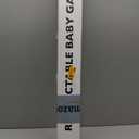 Momcozy Auto Lock Retractable Baby Gate, Safety Gate for Baby and Pet, 33 Tall, Extends to 55 Wide, Mesh Safety Dog Gate for Stairs, Indoor, Outdoor, Doorways, Hallways (Gray)