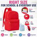 Amylove 24 Pack Bulk School Backpacks for Kids 17 Inch Playful Color