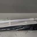 LazBlinds No Drill Blackout Vinyl Mini Blinds, White 34"x48"