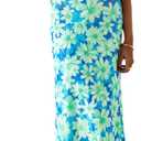 PRETTYGARDEN Women's Floral Bodycon Maxi Dress Summer Beach Sundress Sleeveless Spaghetti Strap Wedding Guest Dress (XXL)